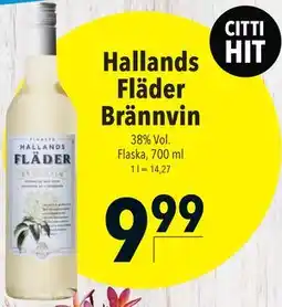 Citti Hallands Fläder Brännvin, EUR 9.99 erbjuda
