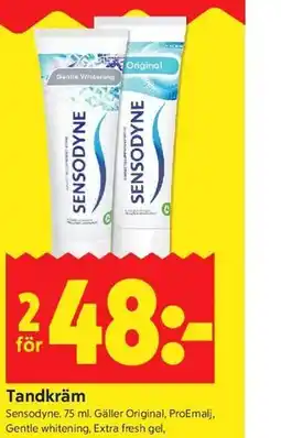 ICA Kvantum Tandkräm erbjuda