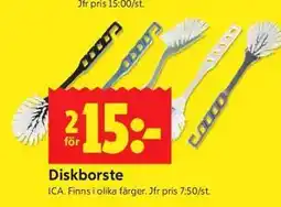ICA Kvantum Diskborste erbjuda