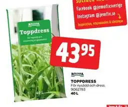 Jem&Fix TOPPDRESS erbjuda