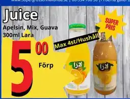 Supergrossen Juice erbjuda
