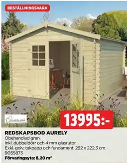 Jem&Fix REDSKAPSBOD AURELY erbjuda