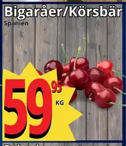 Supergrossen Bigaråer/Körsbär erbjuda