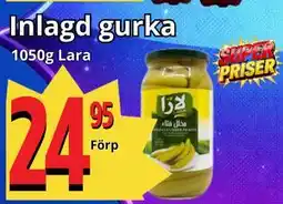 Supergrossen Inlagd gurka erbjuda