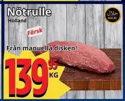 Supergrossen Nötrulle erbjuda