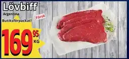 Supergrossen Lövbiff erbjuda