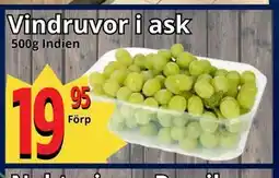Supergrossen Vindruvor i ask erbjuda