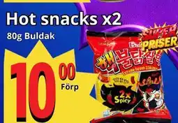 Supergrossen Hot snacks x2 erbjuda