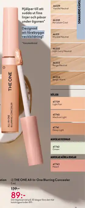 Oriflame THE ONE All-In-One Blurring Concealer erbjuda