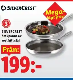 Lidl SILVERCREST Stekpanna av rostfritt stål erbjuda