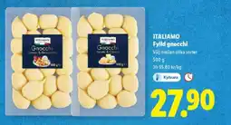 Lidl ITALIAMO Fylld gnocchi erbjuda