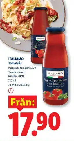 Lidl ITALIAMO Tomatsås erbjuda
