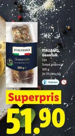Lidl ITALIAMO Guanciale erbjuda