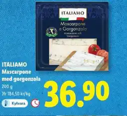 Lidl ITALIAMO Mascarpone med gorgonzola erbjuda