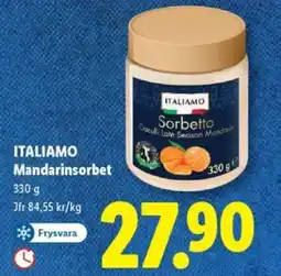 Lidl ITALIAMO Mandarinsorbet erbjuda