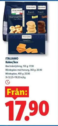 Lidl ITALIAMO Kakor/kex erbjuda
