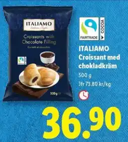 Lidl ITALIAMO Croissant med chokladkräm erbjuda