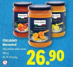 Lidl ITALIAMO Marmelad erbjuda