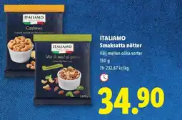 Lidl ITALIAMO Smaksatta nötter erbjuda