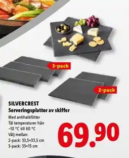 Lidl SILVERCREST Serveringsplattor av skiffer erbjuda
