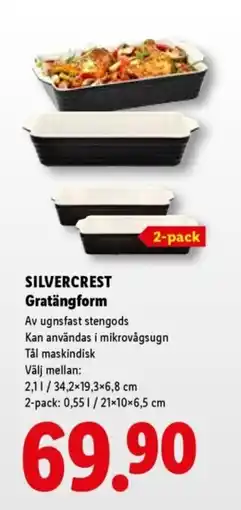 Lidl SILVERCREST Gratängform erbjuda