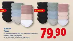 Lidl ESMARA Trosor erbjuda