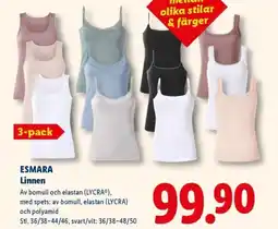 Lidl ESMARA Linnen erbjuda