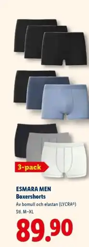Lidl ESMARA MEN Boxershorts erbjuda