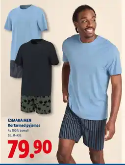 Lidl ESMARA MEN Kortärmad pyjamas erbjuda
