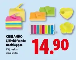 Lidl CRELANDO Självhäftande notislappar erbjuda