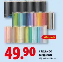 Lidl CRELANDO Färgpennor erbjuda