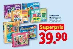 Lidl CLEMENTONI Memory/pussel erbjuda