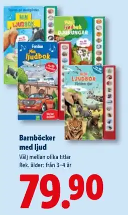 Lidl Barnböcker med ljud erbjuda
