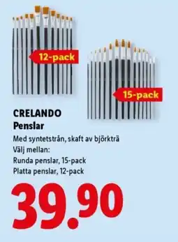 Lidl CRELANDO Penslar erbjuda