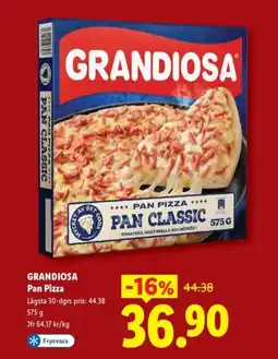 Lidl GRANDIOSA Pan Pizza erbjuda