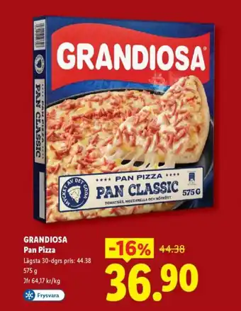 Lidl GRANDIOSA Pan Pizza erbjuda