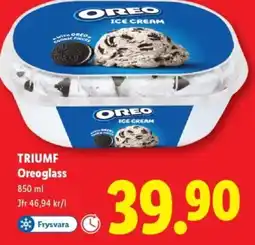 Lidl TRIUMF Oreoglass erbjuda