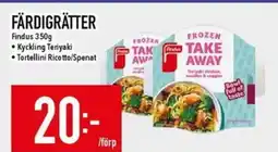 Matdax Findus Färdigrätter erbjuda