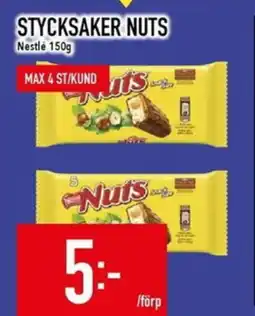 Matdax Nestlé Stycksaker nuts erbjuda