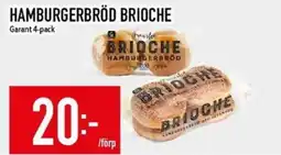 Matdax Garant Hamburgerbröd brioche erbjuda