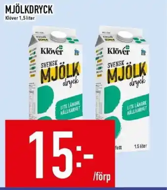 Matdax Klöver Mjölkdryck erbjuda