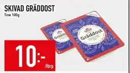 Matdax Tine Skivad gräddost erbjuda