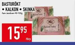 Matdax Fam Jacobsen Basturökt Kalkon • skinka erbjuda
