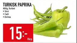 Matdax Turkisk paprika erbjuda