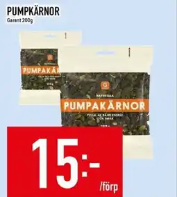 Matdax Garant Pumpkärnor erbjuda