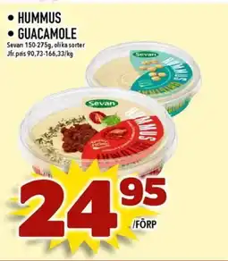 Matdax Sevan Hummus • guacamole erbjuda