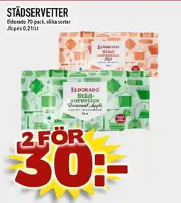 Matdax ELDORADO Städservetter erbjuda