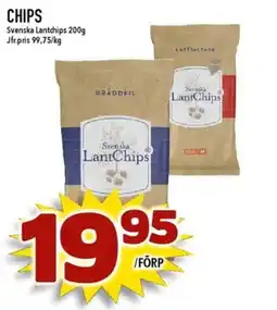 Matdax Svenska Lantchips Chips erbjuda