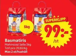 Nya Pulsen Mahmood Sella Basmatiris erbjuda