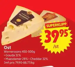 Nya Pulsen Wernerssons Ost erbjuda
